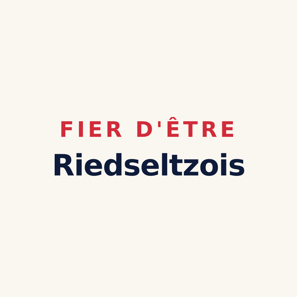 Tasse « Fier d'être Riedseltzois » — design pour Riedseltz