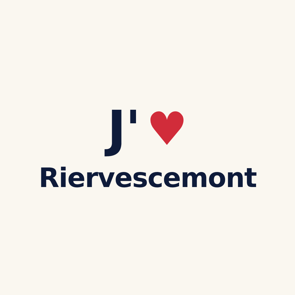 Tasse personnalisée Riervescemont — design J'aime Riervescemont