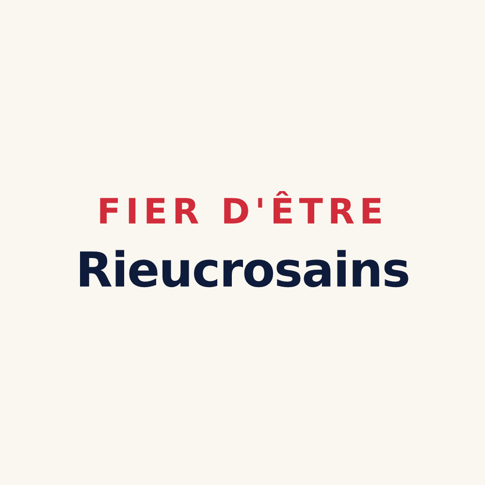 Tasse « Fier d'être Rieucrosains » — design pour Rieucros