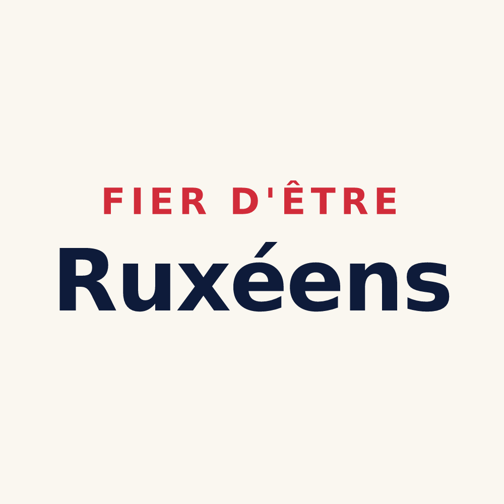 Tasse « Fier d'être Ruxéens » — design pour Rieux-de-Pelleport