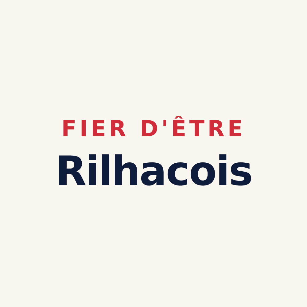 Tasse « Fier d'être Rilhacois » — design pour Rilhac-Rancon