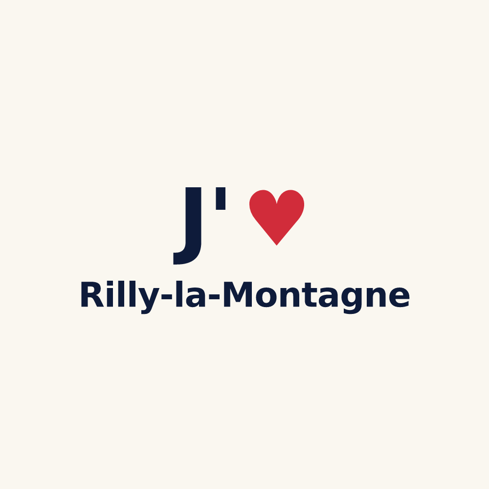 Tasse personnalisée Rilly-la-Montagne — design J'aime Rilly-la-Montagne