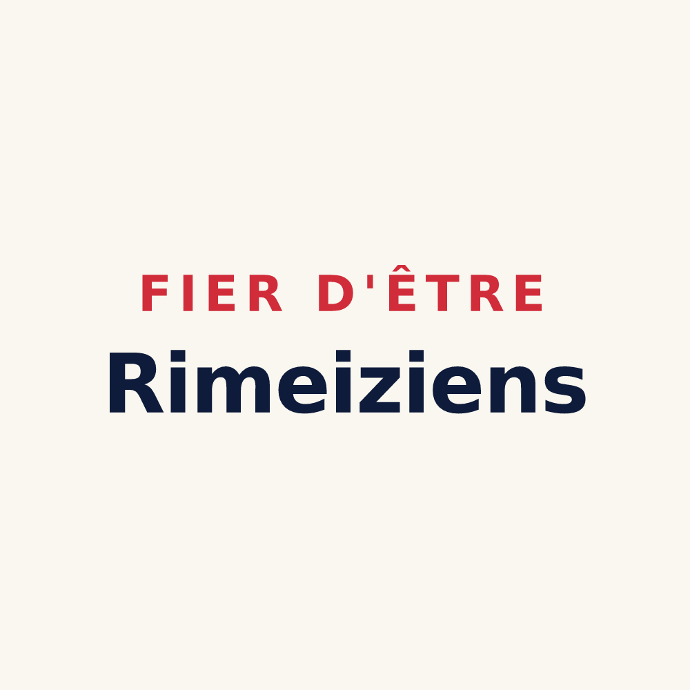 Tasse « Fier d'être Rimeiziens » — design pour Rimeize