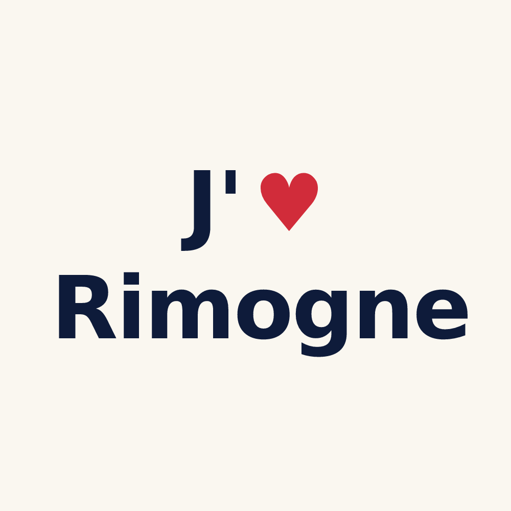 Tasse personnalisée Rimogne — design J'aime Rimogne