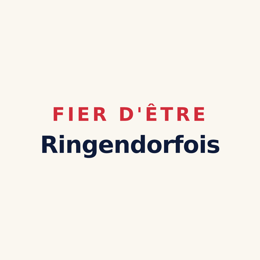 Tasse « Fier d'être Ringendorfois » — design pour Ringendorf