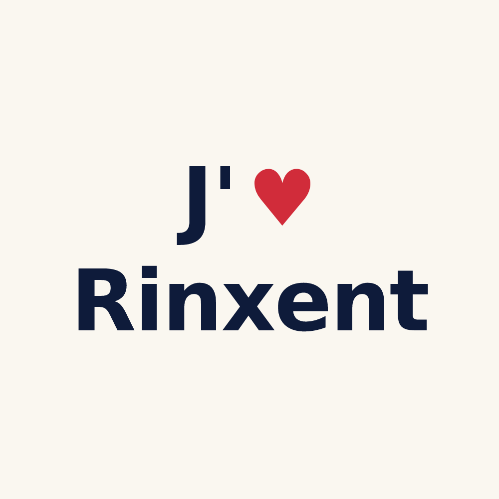 Tasse personnalisée Rinxent — design J'aime Rinxent