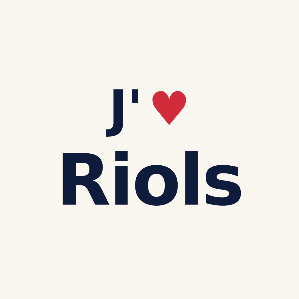 Tasse personnalisée Riols — design J'aime Riols