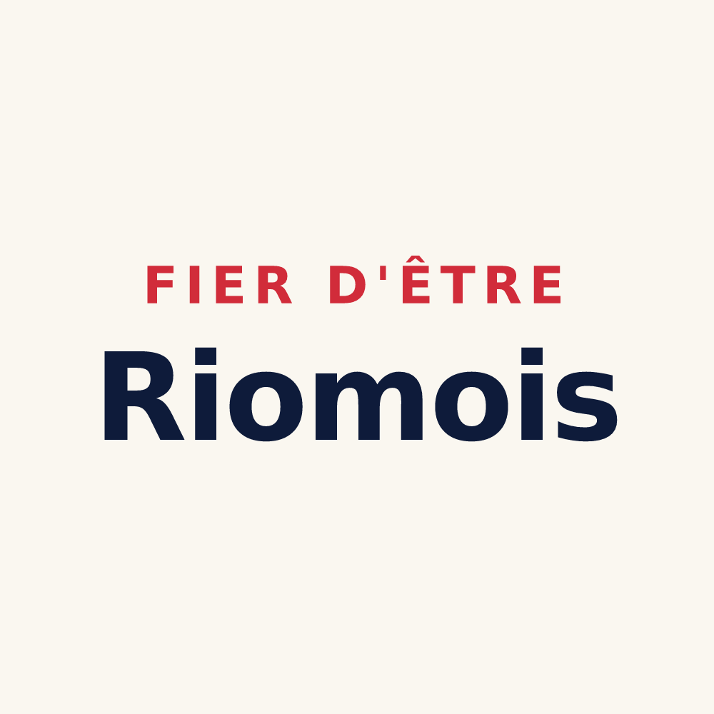 Tasse « Fier d'être Riomois » — design pour Riom