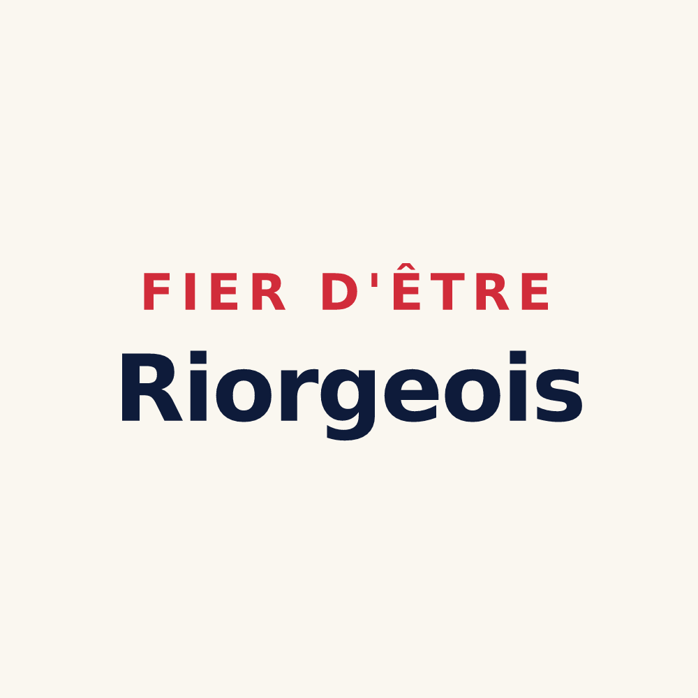 Tasse « Fier d'être Riorgeois » — design pour Riorges