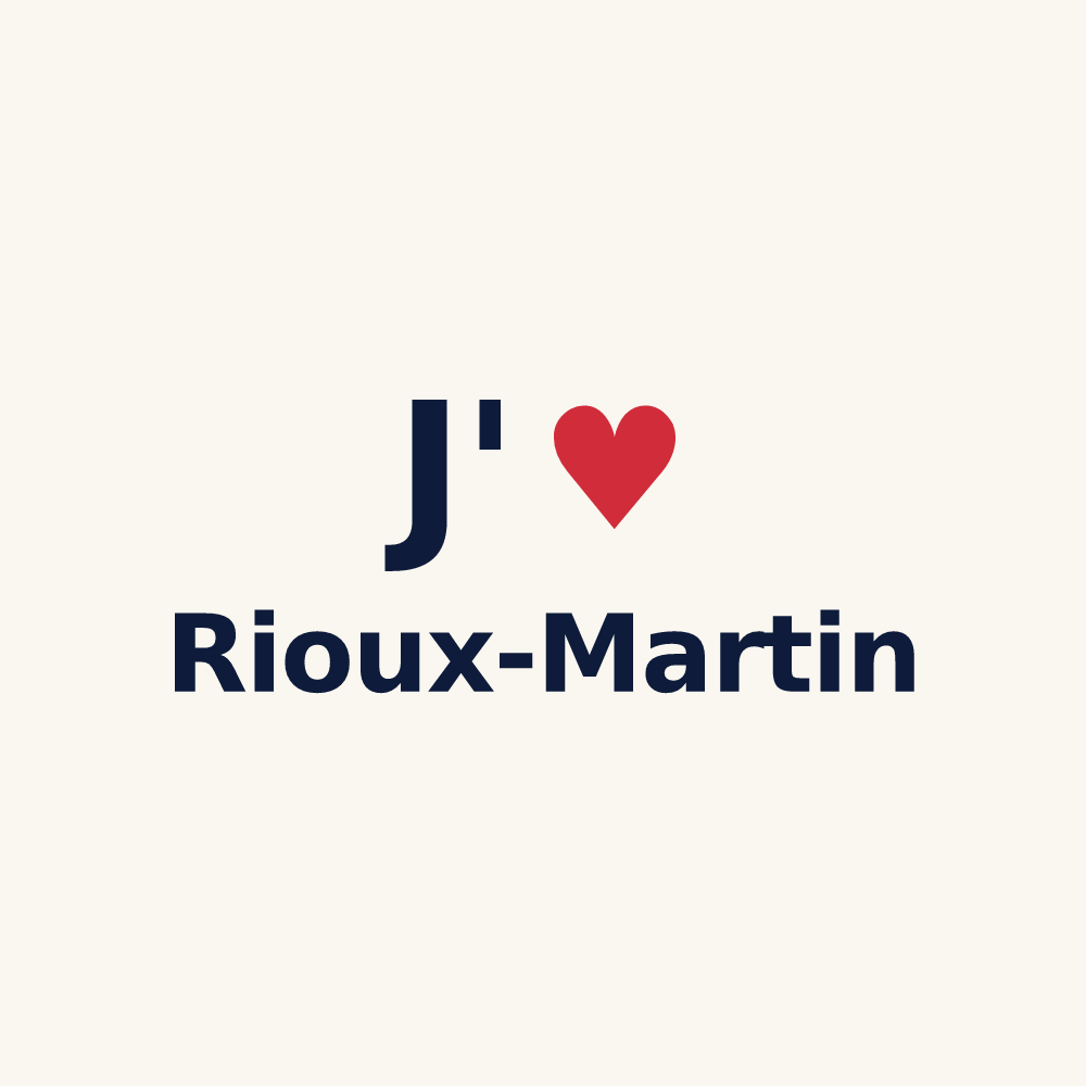 Tasse personnalisée Rioux-Martin — design J'aime Rioux-Martin