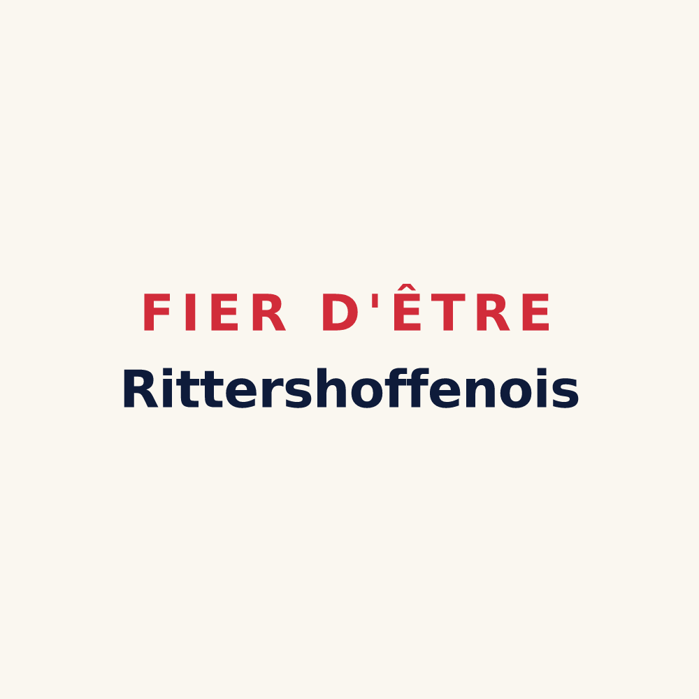 Tasse « Fier d'être Rittershoffenois » — design pour Rittershoffen