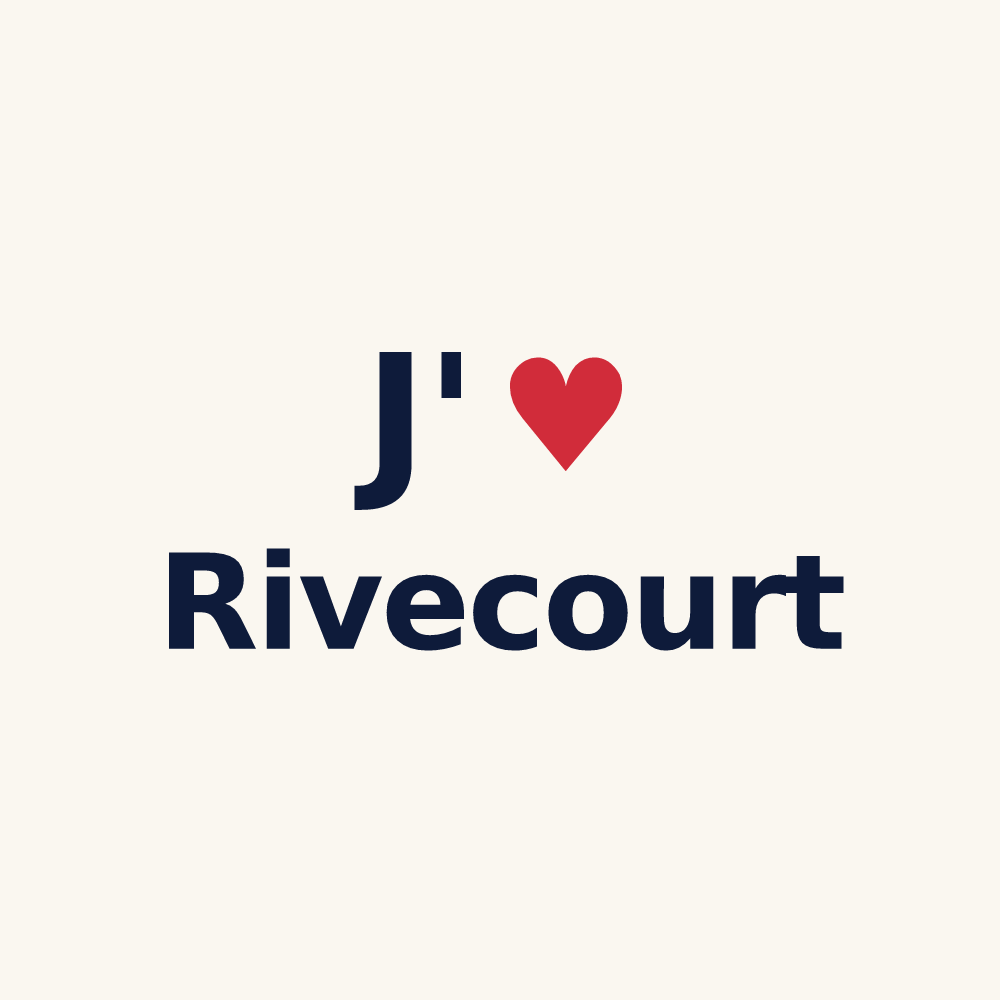 Tasse personnalisée Rivecourt — design J'aime Rivecourt