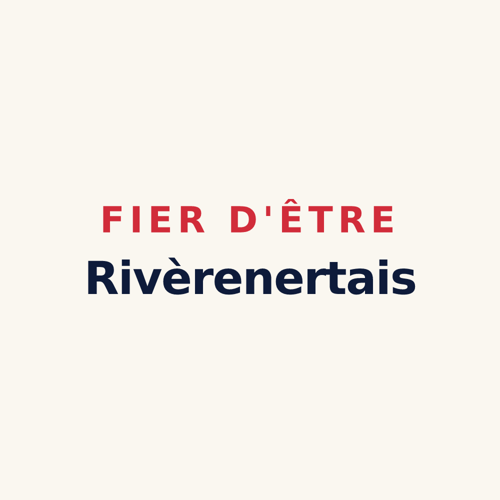 Tasse « Fier d'être Rivèrenertais » — design pour Rivèrenert