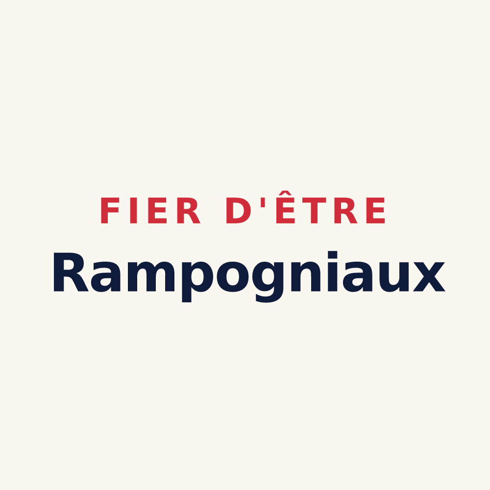 Tasse « Fier d'être Rampogniaux » — design pour Riverie