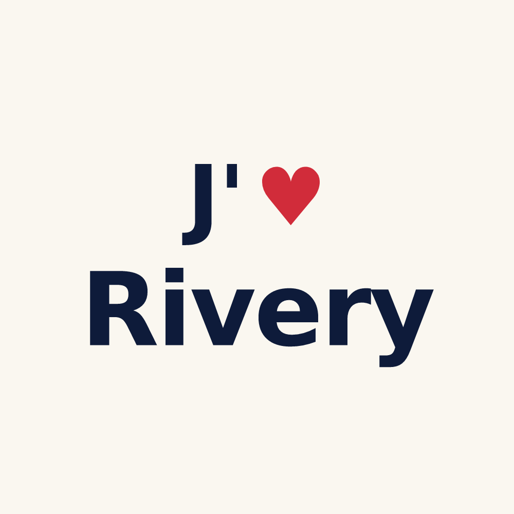 Tasse personnalisée Rivery — design J'aime Rivery