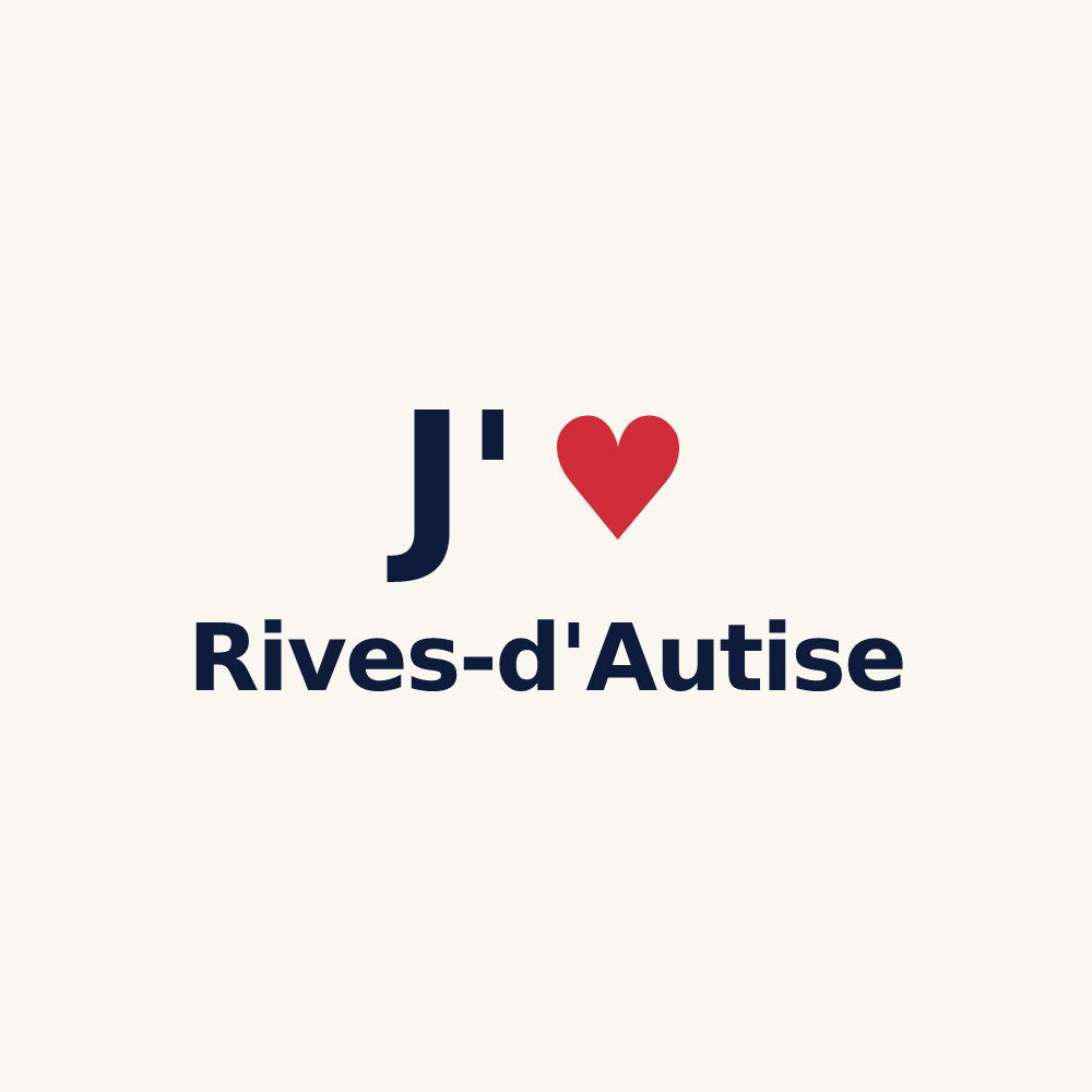 Tasse personnalisée Rives-d'Autise — design J'aime Rives-d'Autise