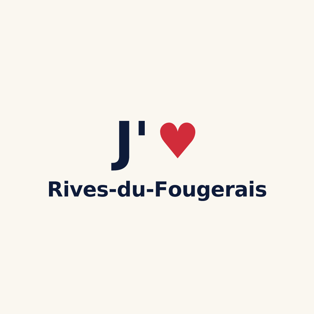 Tasse personnalisée Rives-du-Fougerais — design J'aime Rives-du-Fougerais