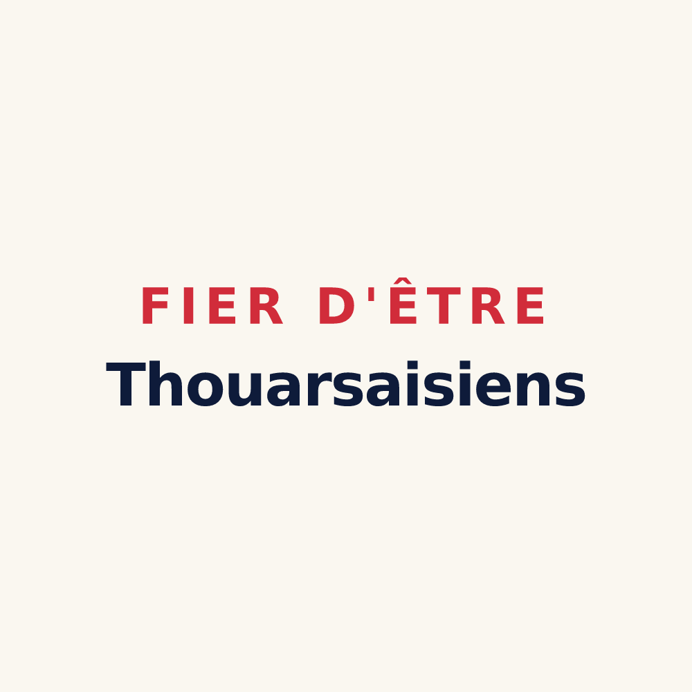 Tasse « Fier d'être Thouarsaisiens » — design pour Rives-du-Fougerais