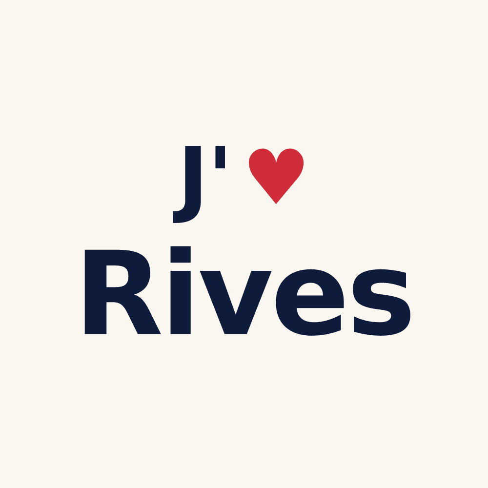 Tasse personnalisée Rives — design J'aime Rives