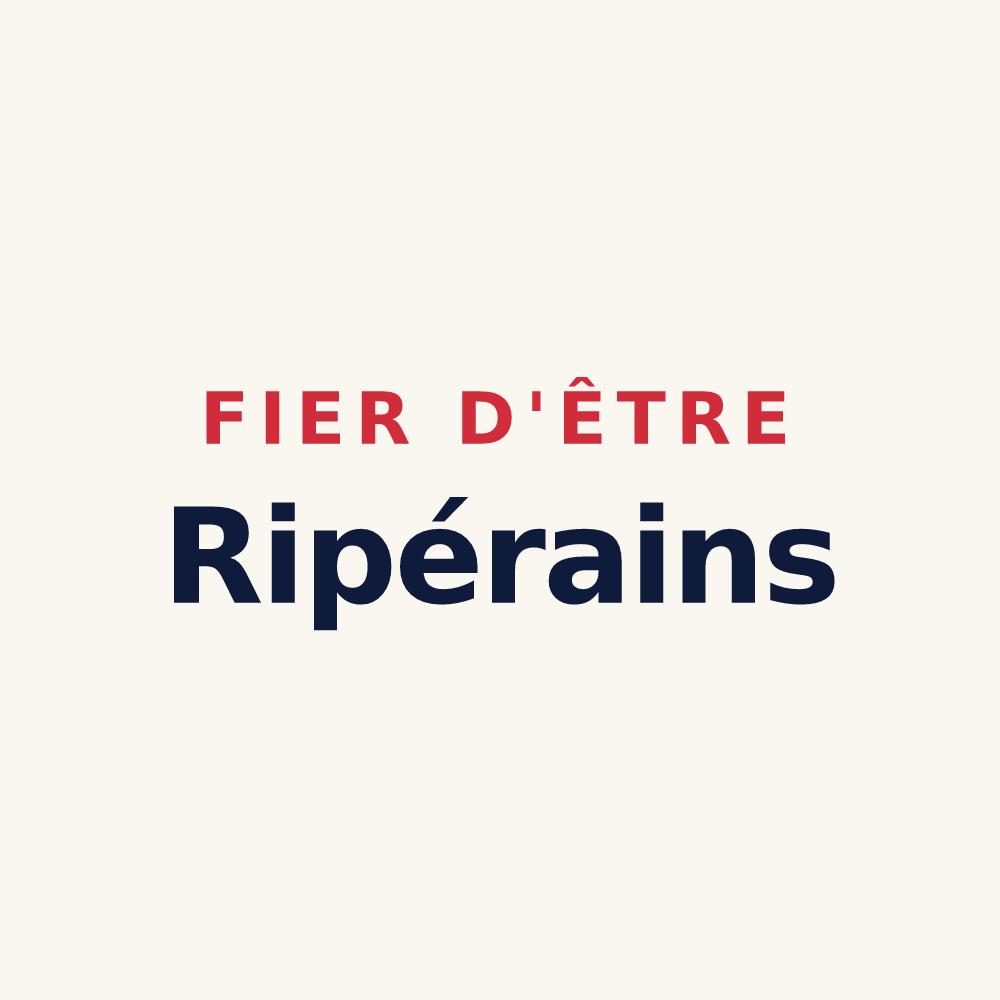 Tasse « Fier d'être Ripérains » — design pour Rivière