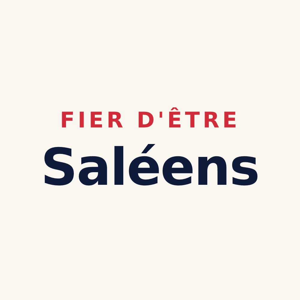 Tasse « Fier d'être Saléens » — design pour Rivière-Salée