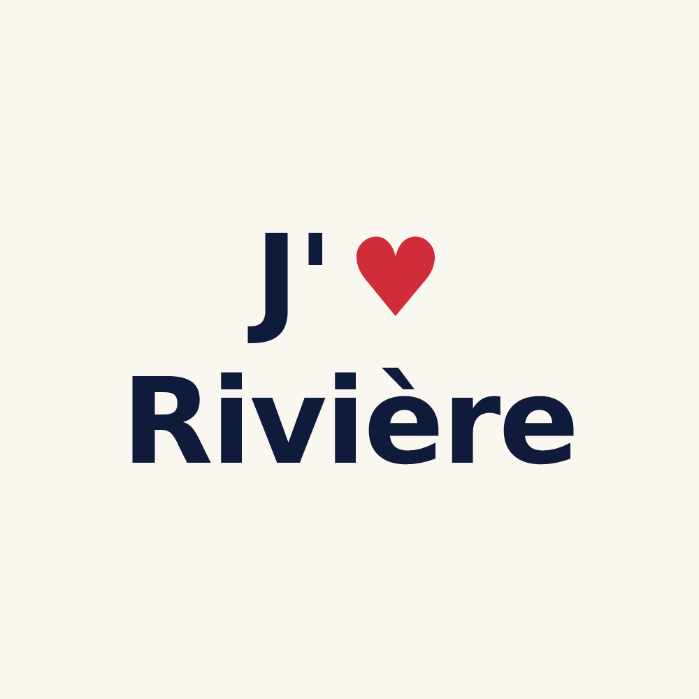 Tasse personnalisée Rivière — design J'aime Rivière