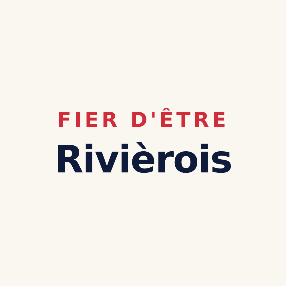 Tasse « Fier d'être Rivièrois » — design pour Rivières