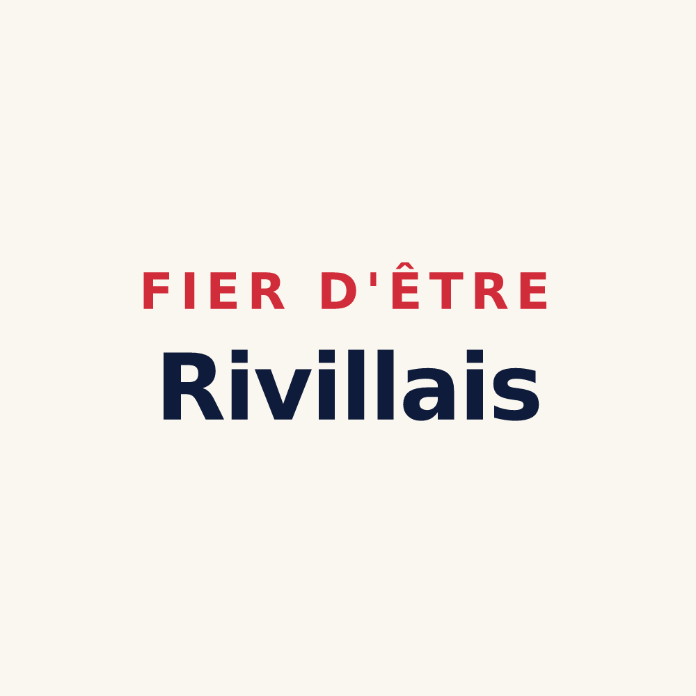 Tasse « Fier d'être Rivillais » — design pour Riville