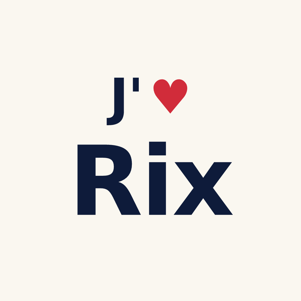 Tasse personnalisée Rix — design J'aime Rix