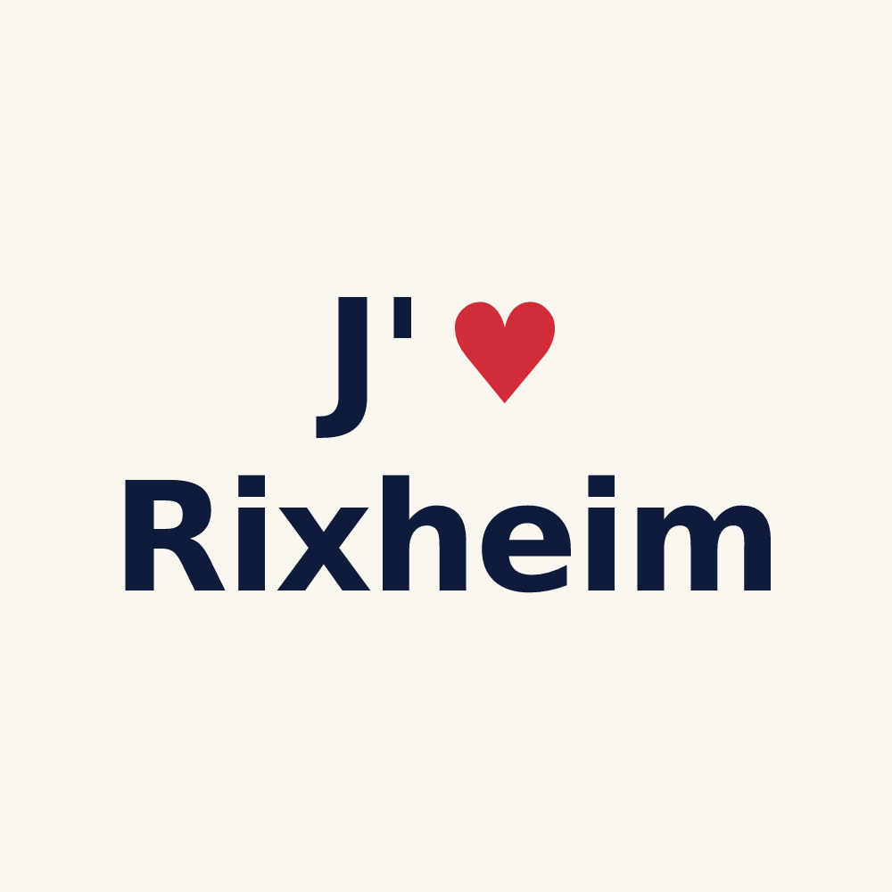 Tasse personnalisée Rixheim — design J'aime Rixheim