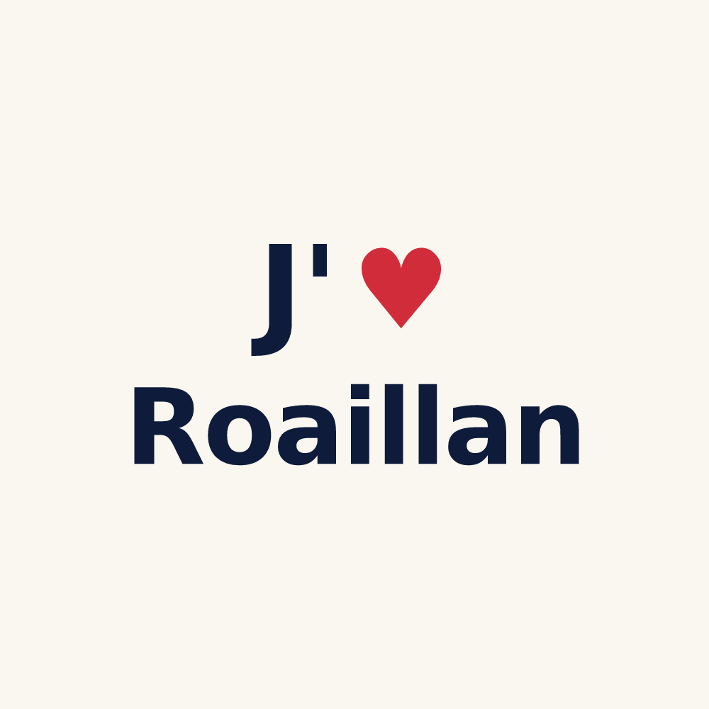 Tasse personnalisée Roaillan — design J'aime Roaillan