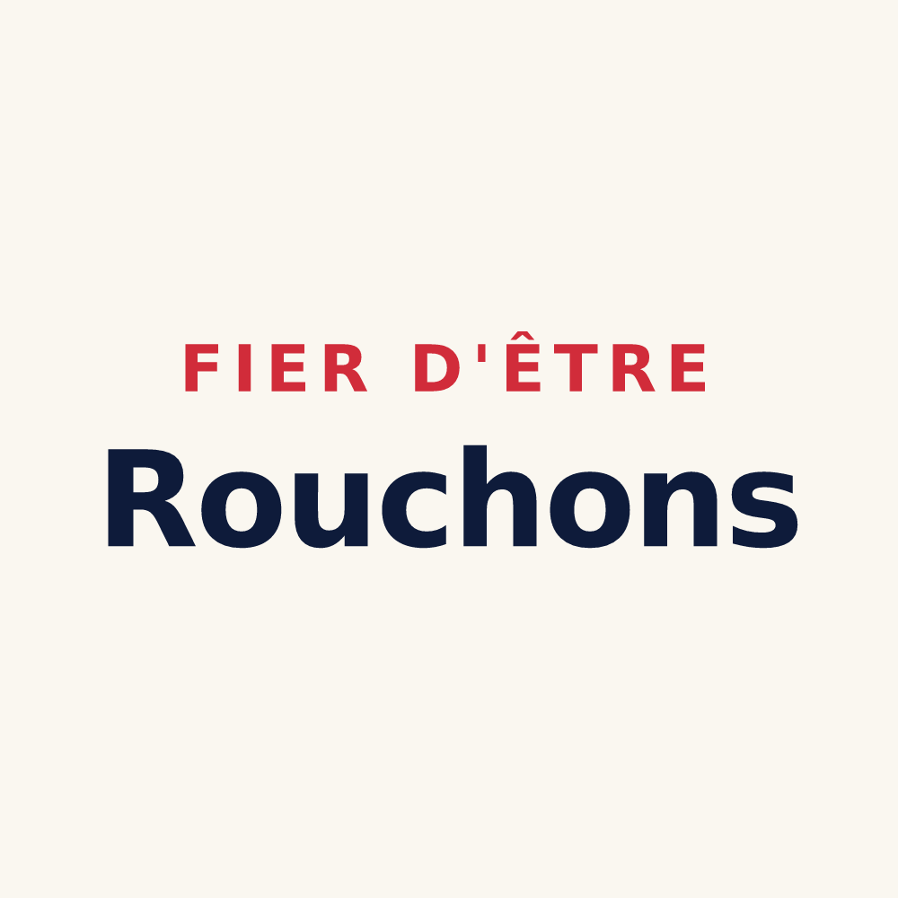 Tasse « Fier d'être Rouchons » — design pour Roche-la-Molière