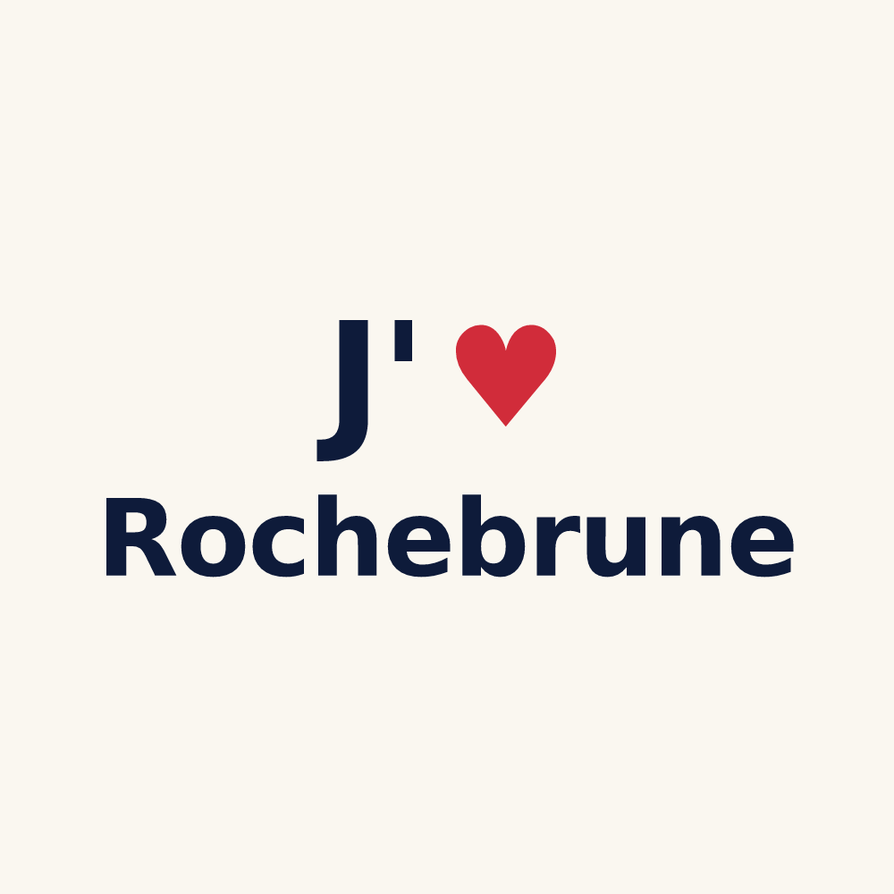 Tasse personnalisée Rochebrune — design J'aime Rochebrune