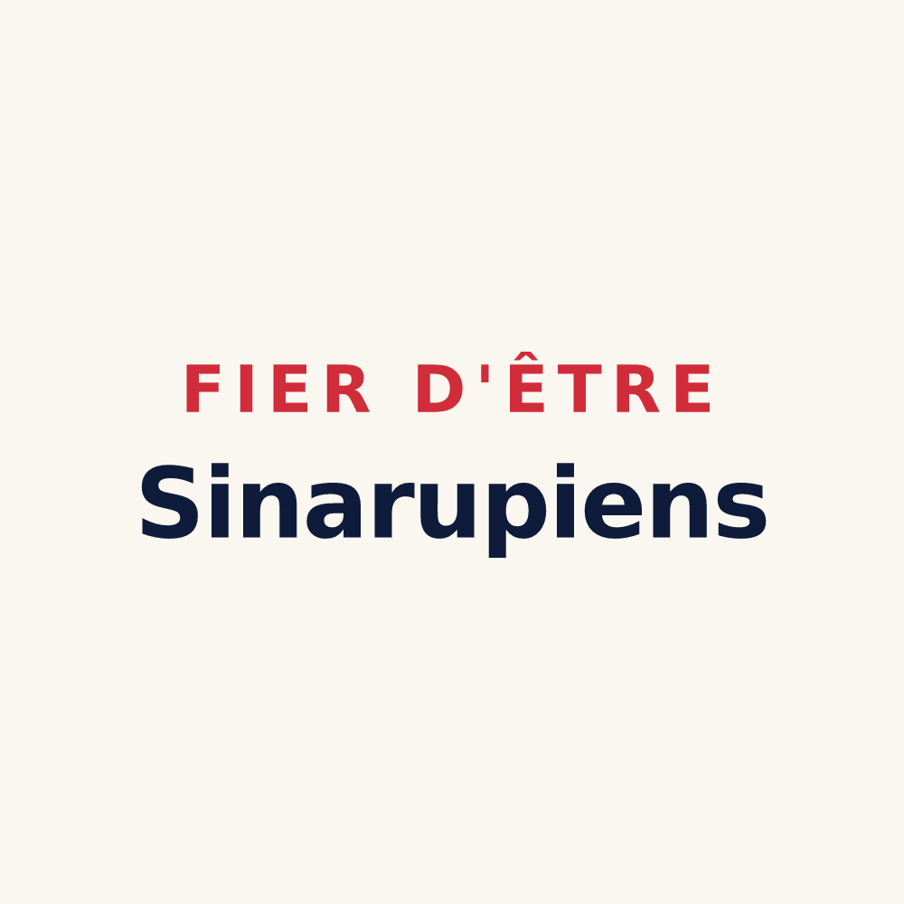 Tasse « Fier d'être Sinarupiens » — design pour Rochechinard