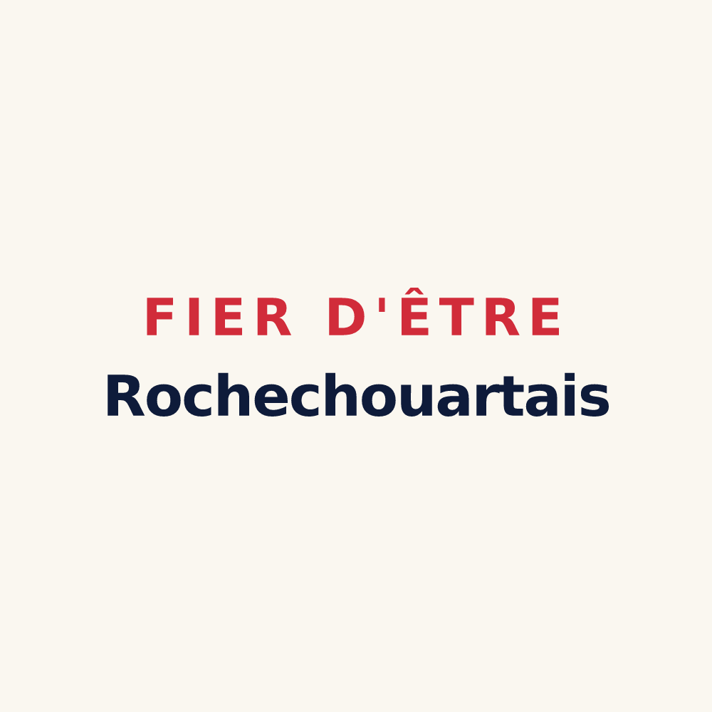 Tasse « Fier d'être Rochechouartais » — design pour Rochechouart