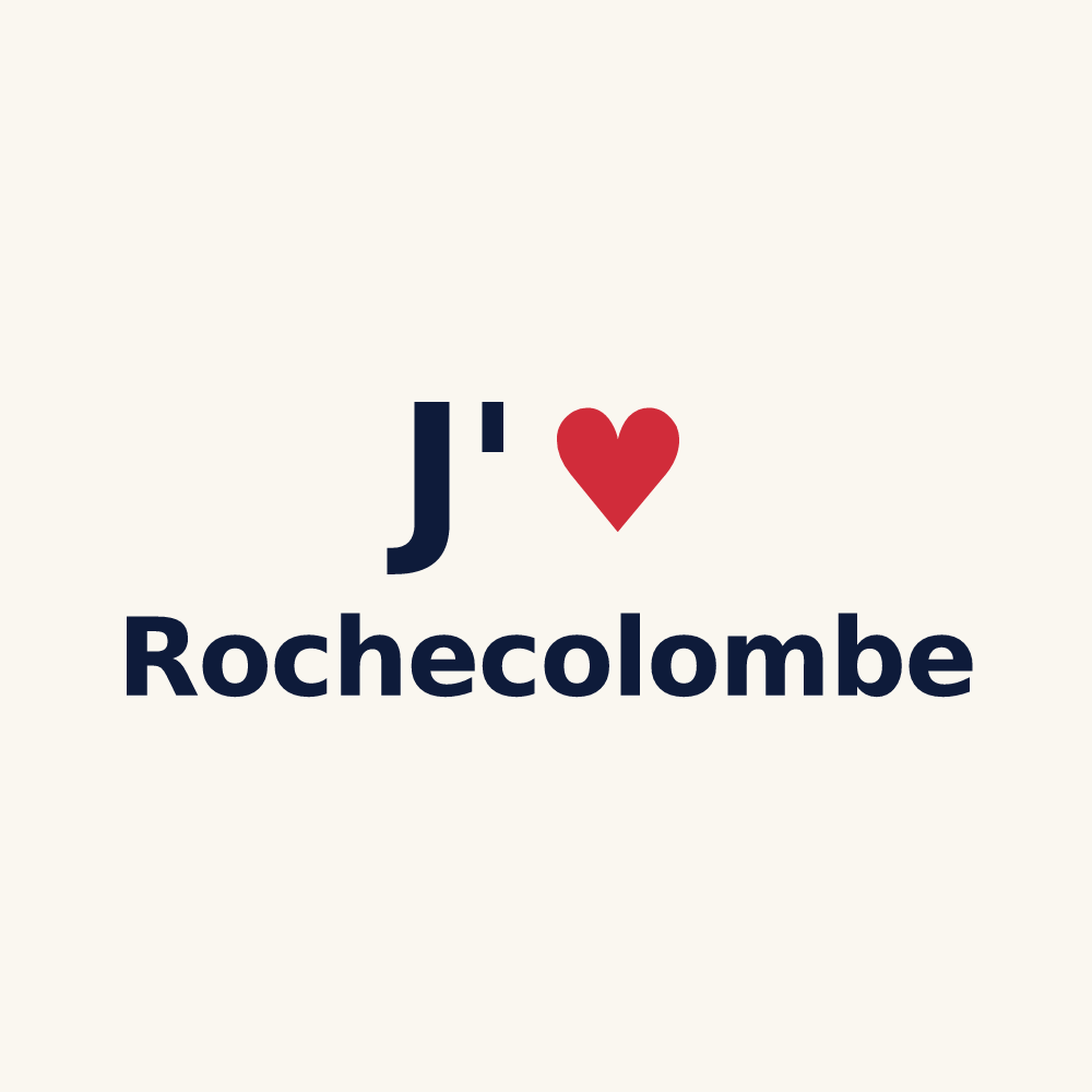 Tasse personnalisée Rochecolombe — design J'aime Rochecolombe