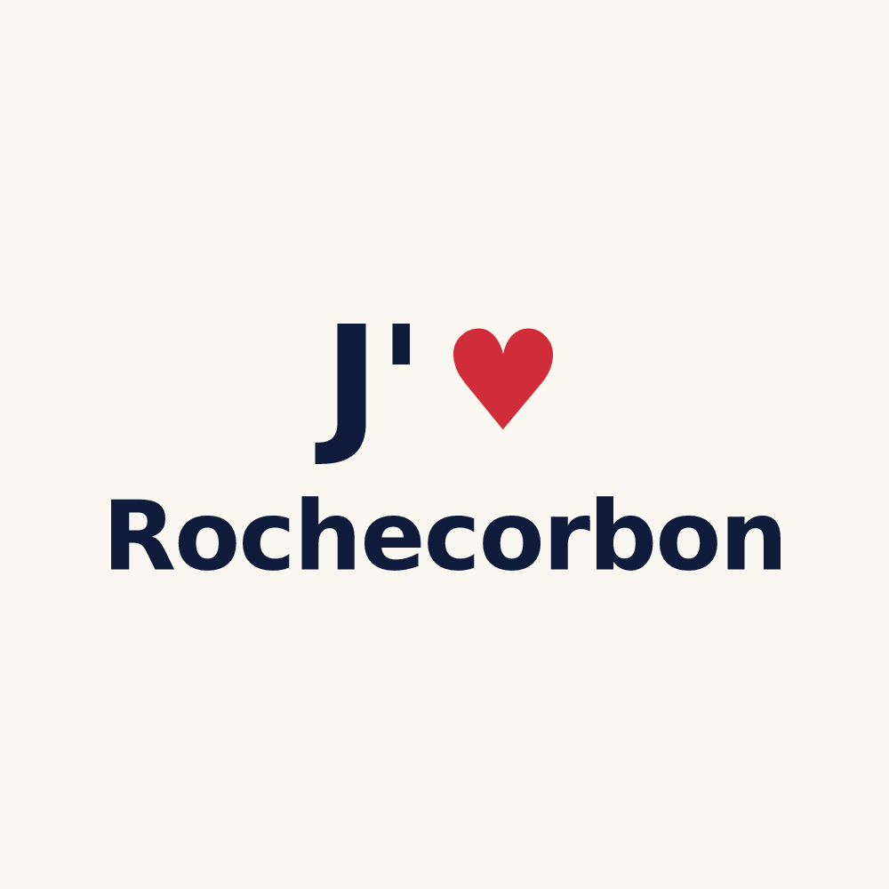 Tasse personnalisée Rochecorbon — design J'aime Rochecorbon