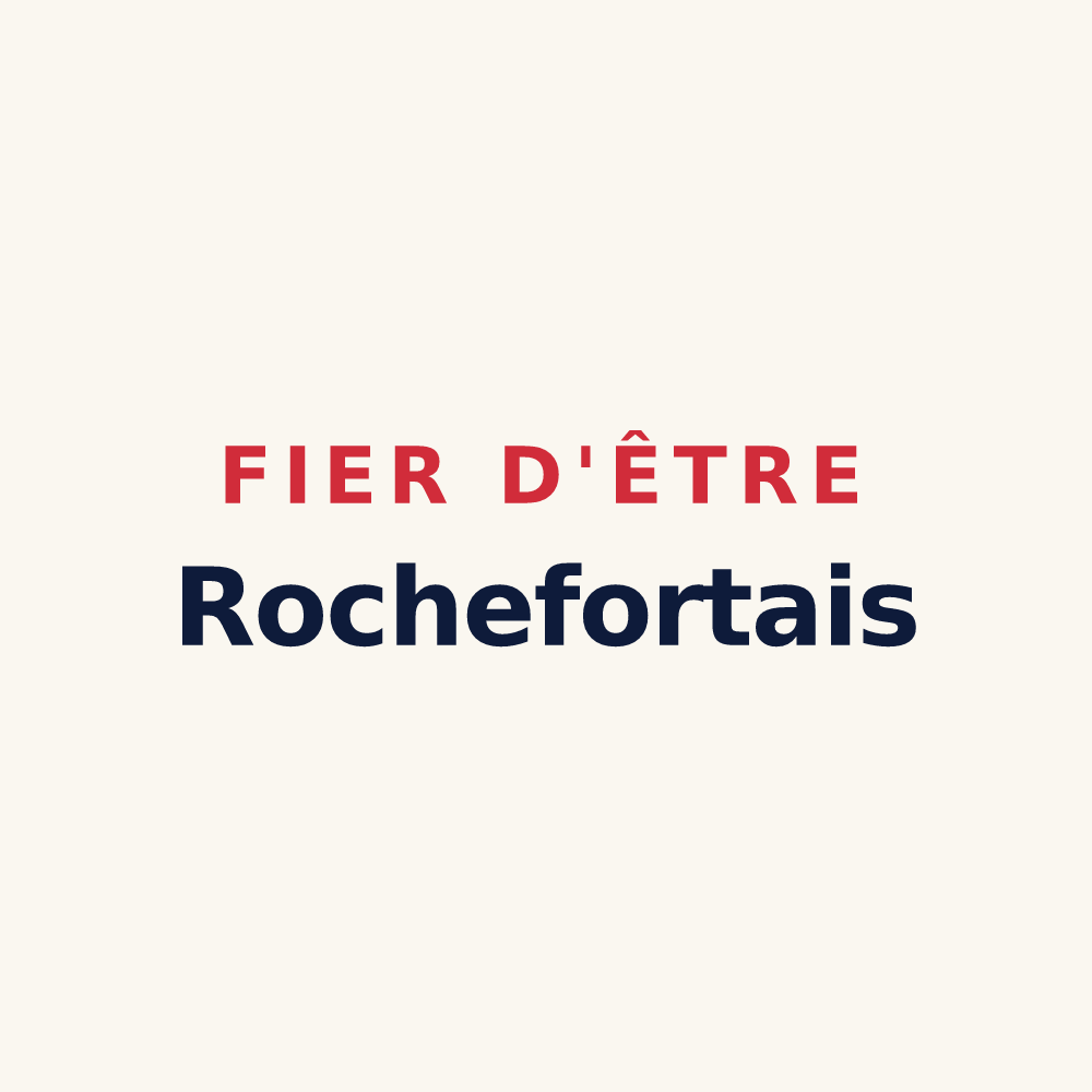 Tasse « Fier d'être Rochefortais » — design pour Rochefort-sur-Loire