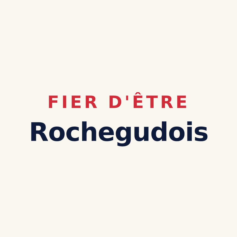 Tasse « Fier d'être Rochegudois » — design pour Rochegude