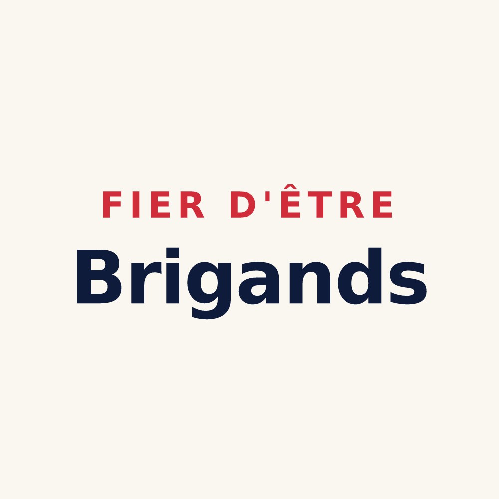Tasse « Fier d'être Brigands » — design pour Rochejean