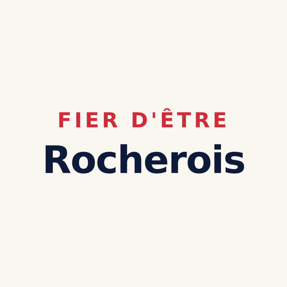 Tasse « Fier d'être Rocherois » — design pour Rocher