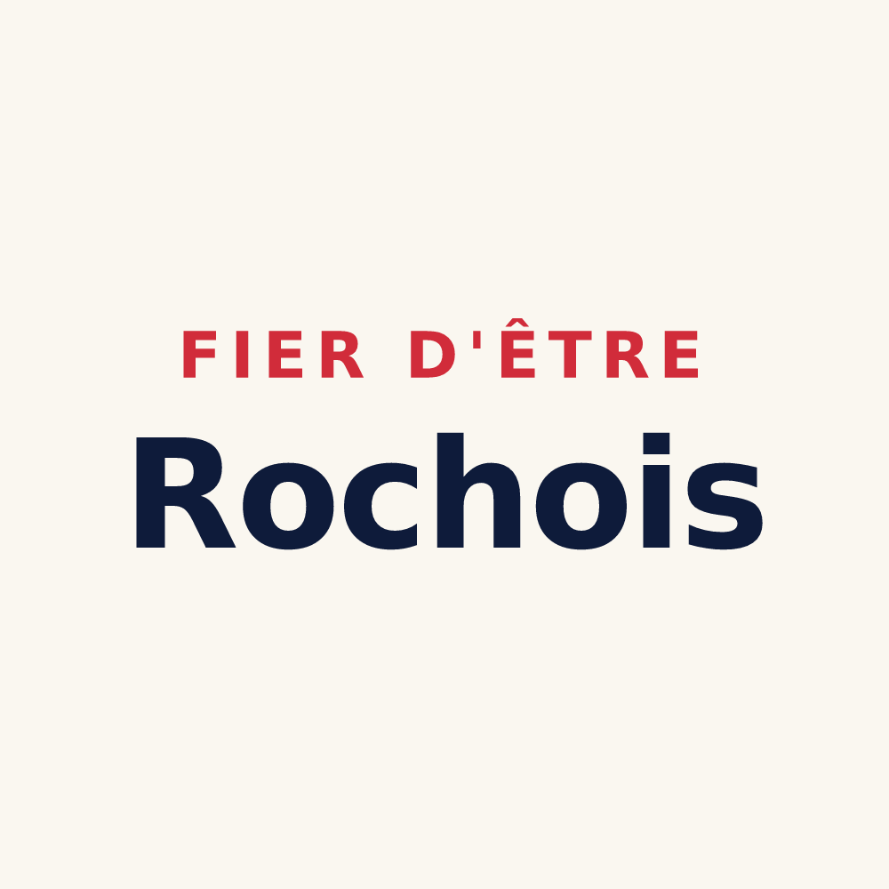Tasse « Fier d'être Rochois » — design pour Roches-sur-Marne
