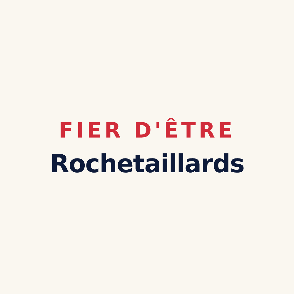 Tasse « Fier d'être Rochetaillards » — design pour Rochetaillée-sur-Saône