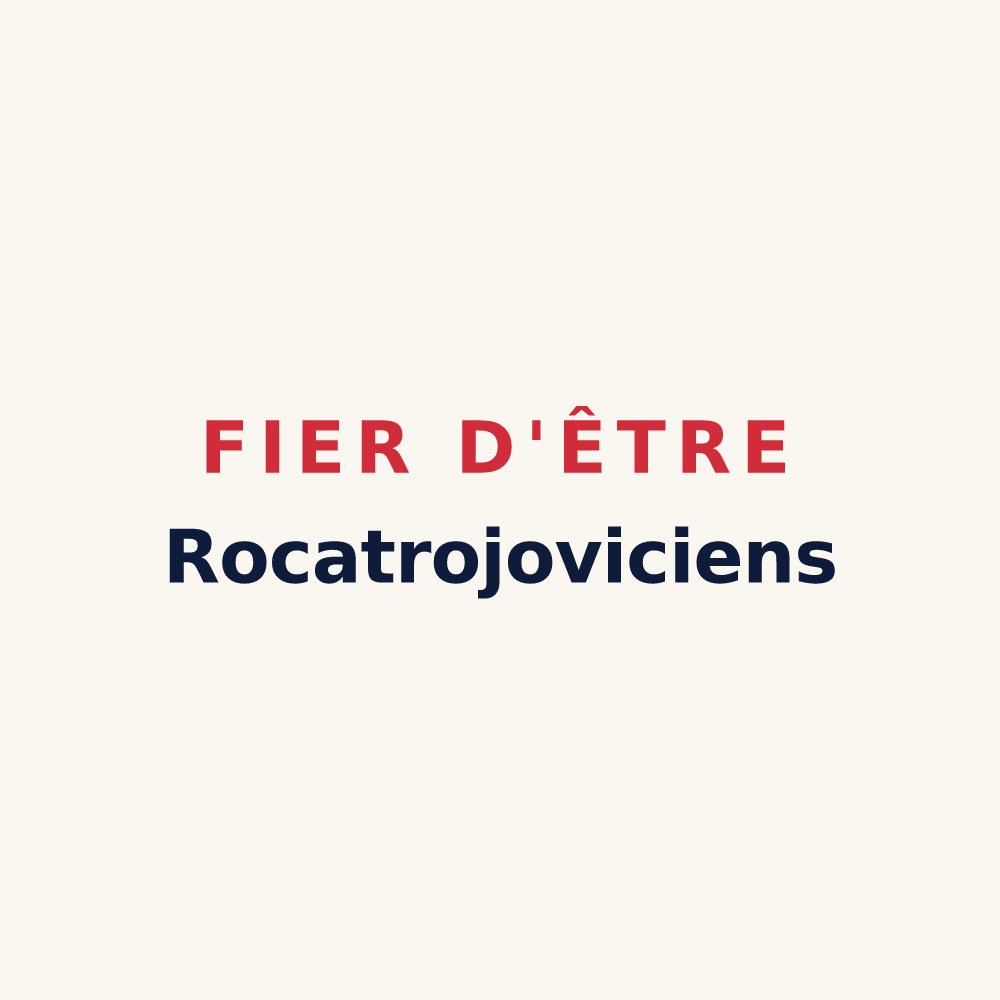 Tasse « Fier d'être Rocatrojoviciens » — design pour Rochetrejoux