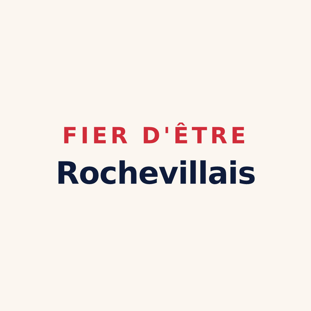Tasse « Fier d'être Rochevillais » — design pour Rocheville