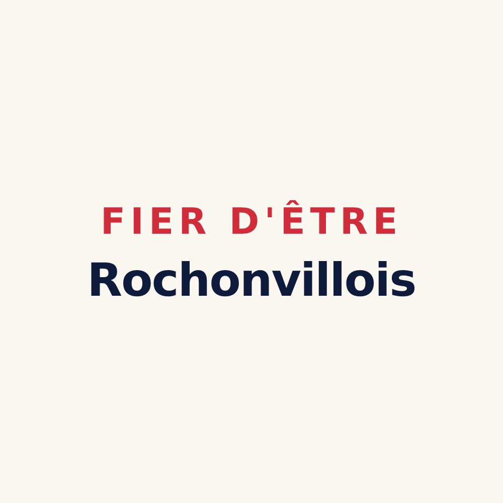 Tasse « Fier d'être Rochonvillois » — design pour Rochonvillers