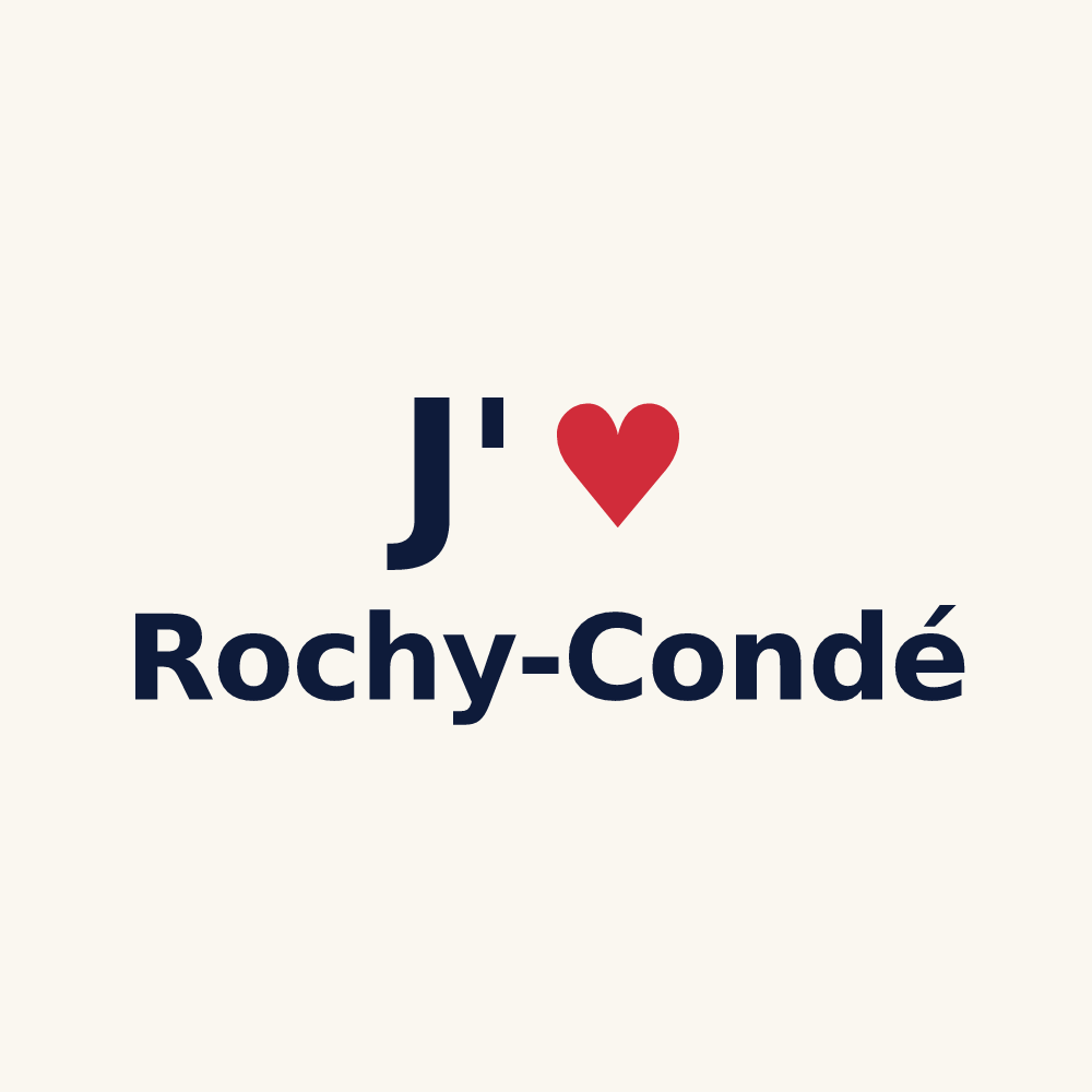 Tasse personnalisée Rochy-Condé — design J'aime Rochy-Condé