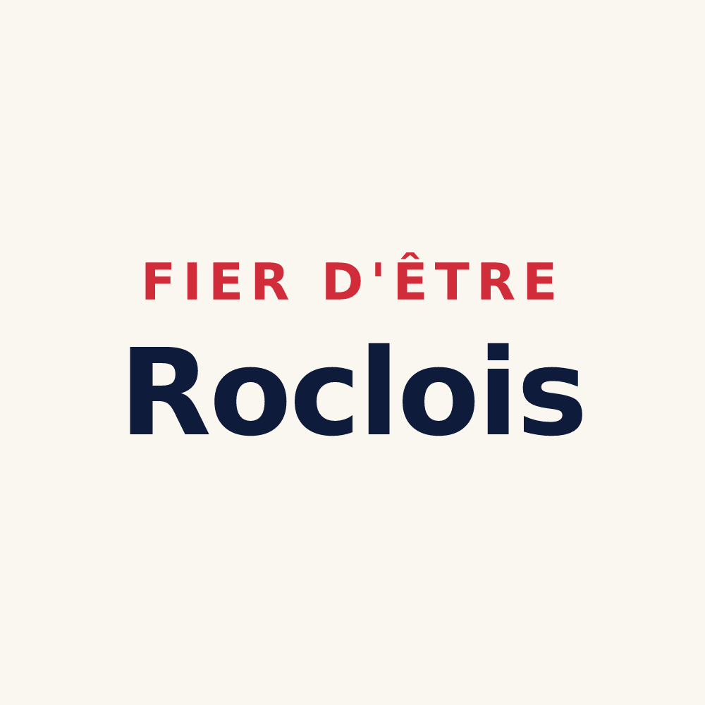 Tasse « Fier d'être Roclois » — design pour Rocles