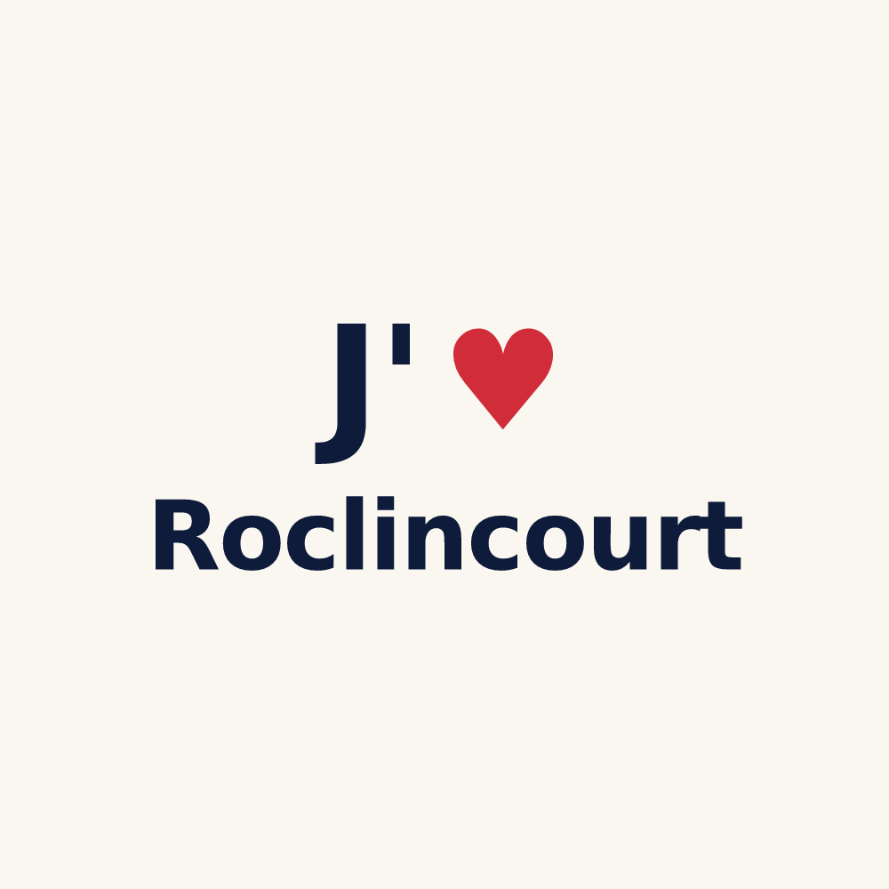 Tasse personnalisée Roclincourt — design J'aime Roclincourt
