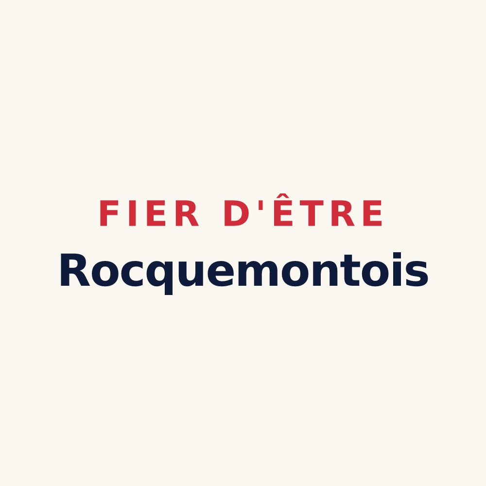 Tasse « Fier d'être Rocquemontois » — design pour Rocquemont